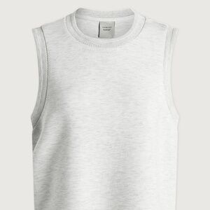 Varley Shea Crop Tank color ivory marl size small